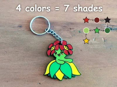 Bellossom Keychain Pokemon