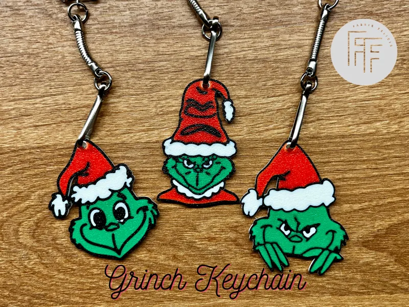 Grinch Keychain 