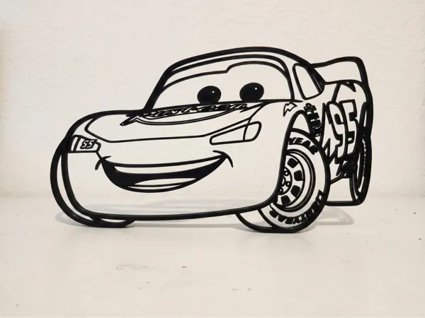 Flash McQueen (déco murale)