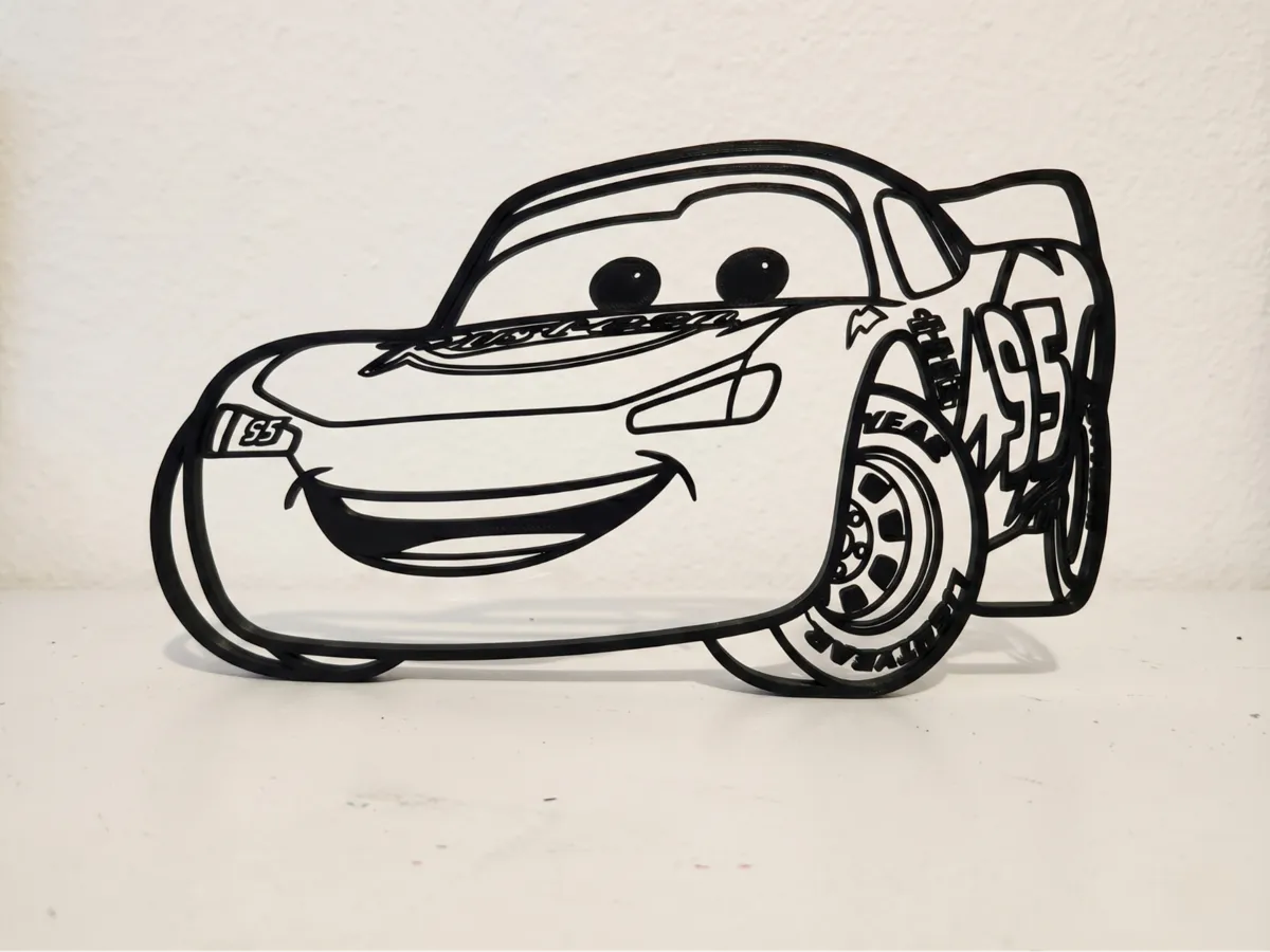 Flash McQueen (déco murale)