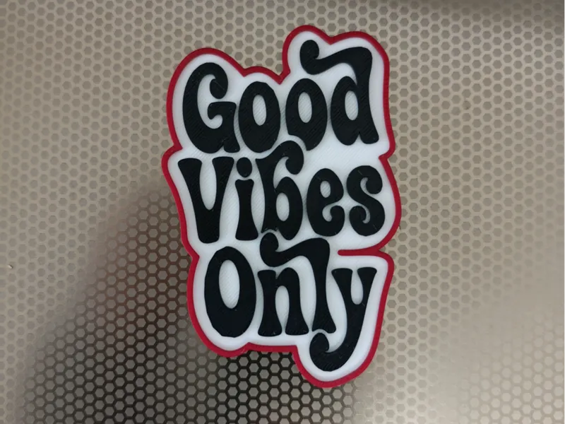 Déco 3D Good Vibes Only