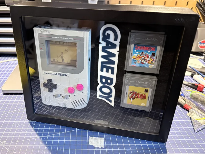 Bilderrahmen für "Bausteine" Nintendo GameBoy