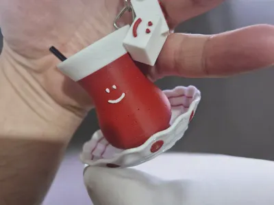 Cute Tea Glass with Sugar Cube