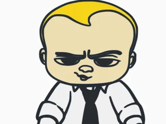 Keychain jefe en pañales