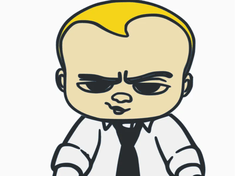 Keychain jefe en pañales
