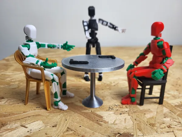 Table ronde pour figurine Dummy 13