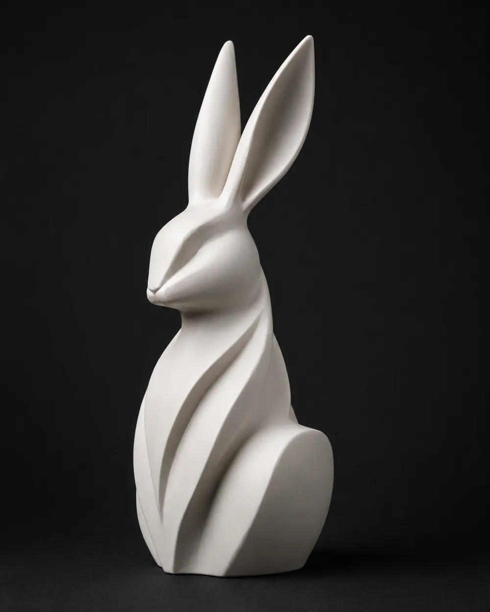 Minimalist Spiral Rabbit Decor - Free 3D Print Model - MakerWorld