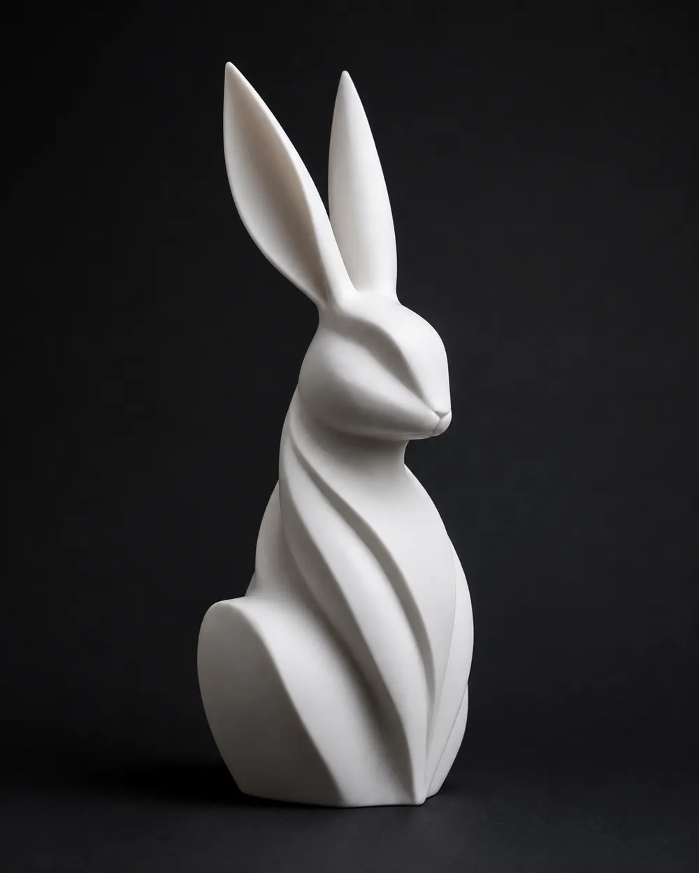 Minimalist Spiral Rabbit Decor - Free 3D Print Model - MakerWorld