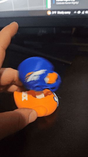 Bo Nix Bobblehead Duck