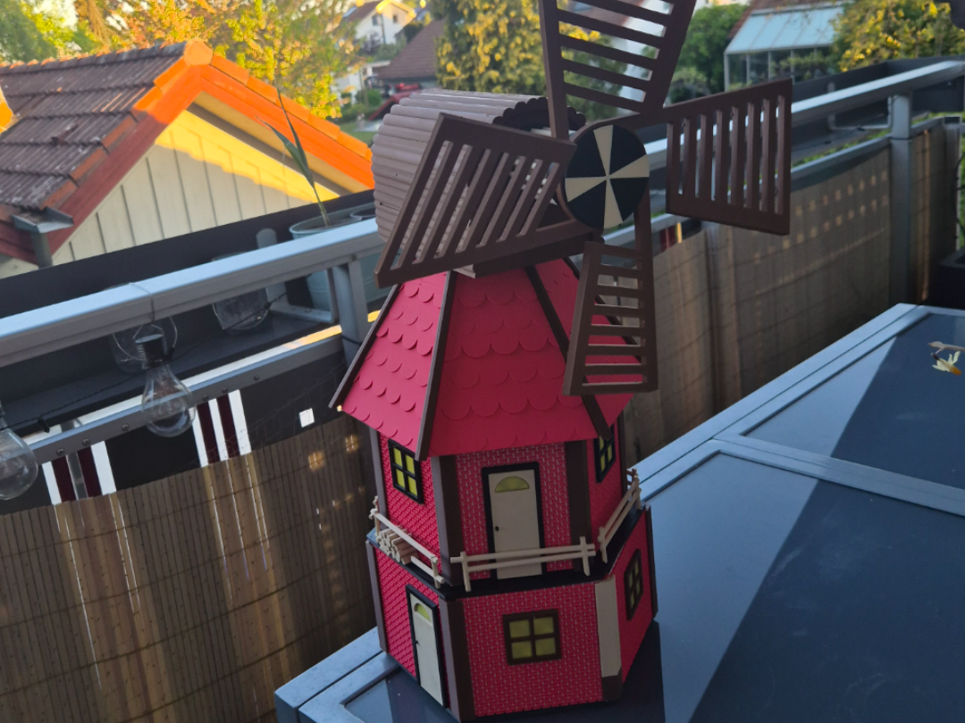 Alte Windmühle (Bastelprojekt für Kinder)