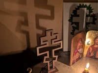 Eastern Orthodox  3 Bar shadow cross