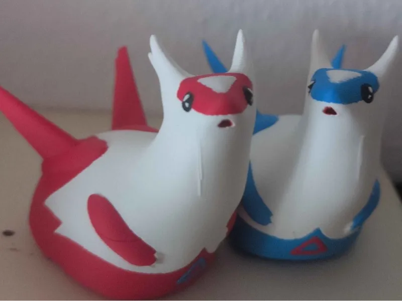 Latias and Latios Salt and Pepper Shakers