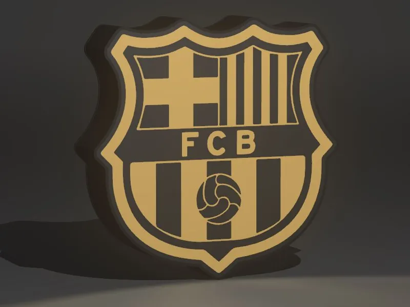 FC Barcelona Lichtkasten/Wandbild