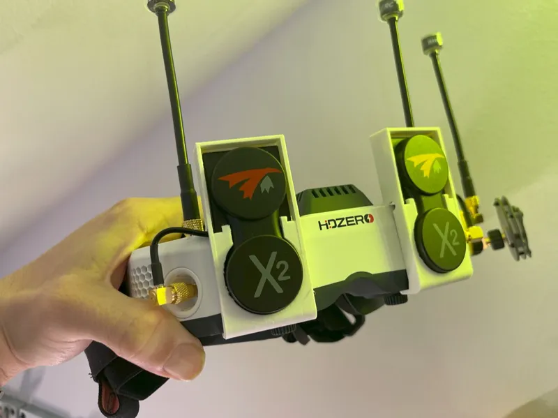 HDzero double patch antenna TrueRC X2-AIR MK II