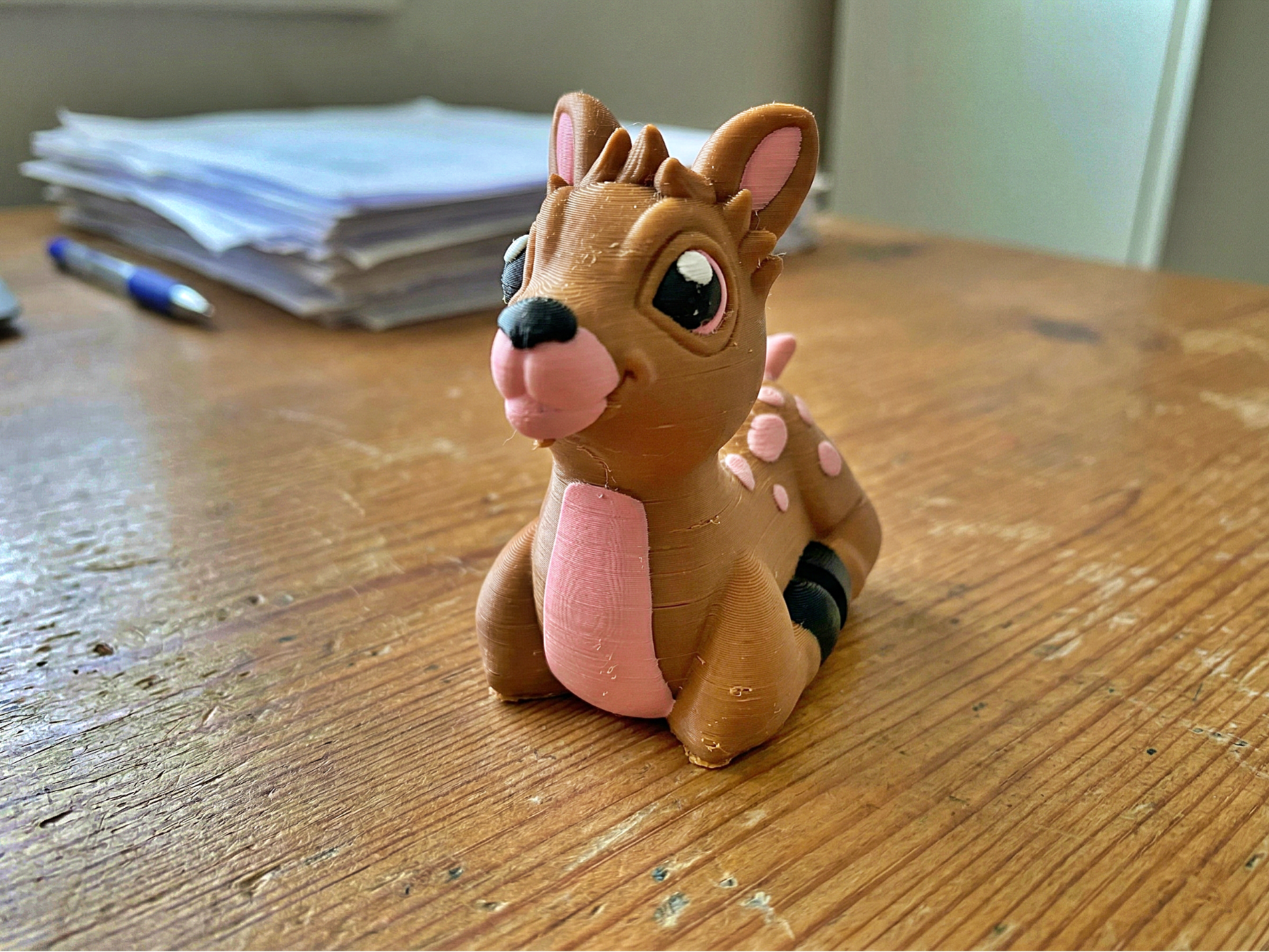 Cute Deer STL Toy | Easy 3D Print