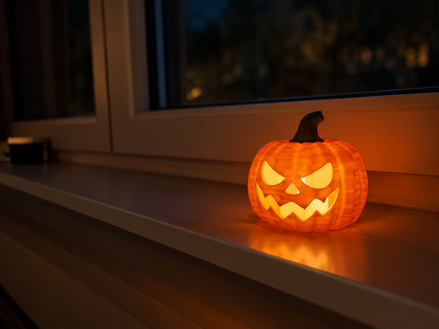 Halloween Pumpkin Light - Jack-O-Lantern Decor - 1