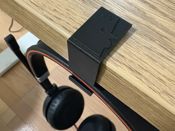 Support casque audio tête de coq