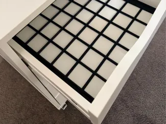 Gridfinity Base for Ikea FRIIDROTT drawer