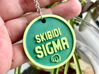 Skibidi SIGMA keychain
