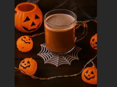 Halloween Spider Web Coaster