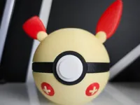 Plusle Pokeball Piggy Bank