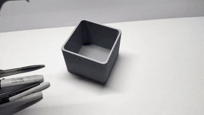 Desktop Organizer Bin w/ Optional Divider - Small