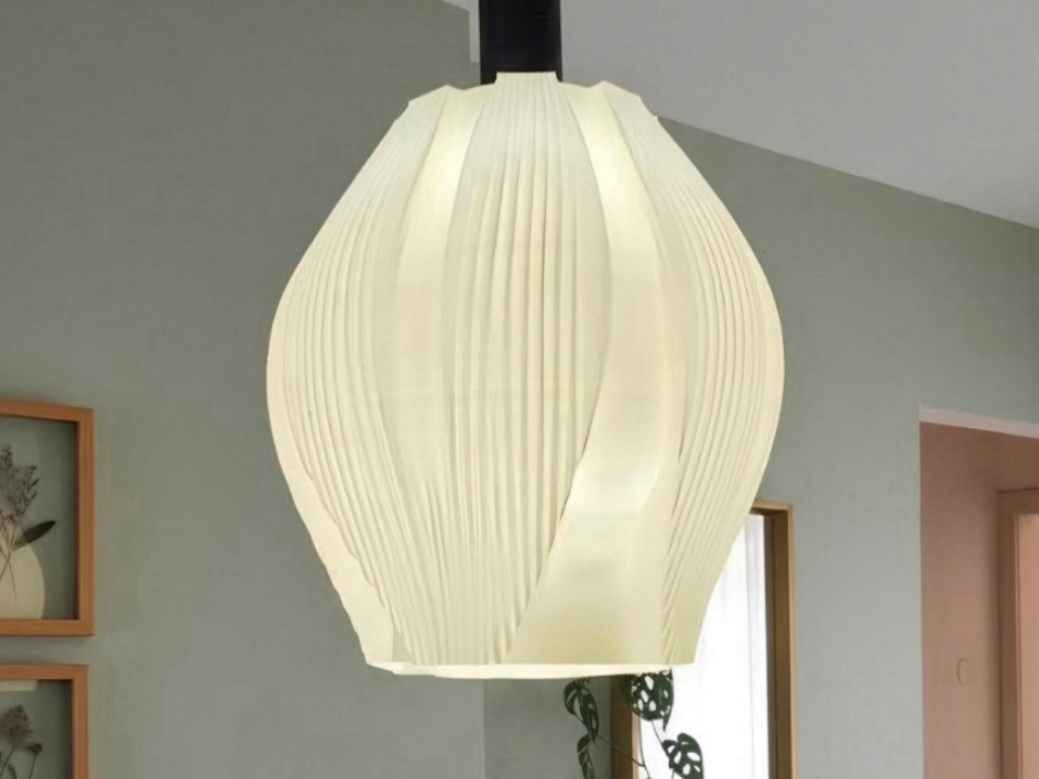 Miniatura 1 do modelo 3D Petal Shell Lamp