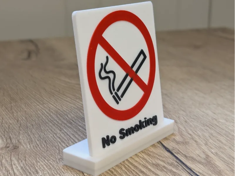 Rauchverbot Schild Aufsteller