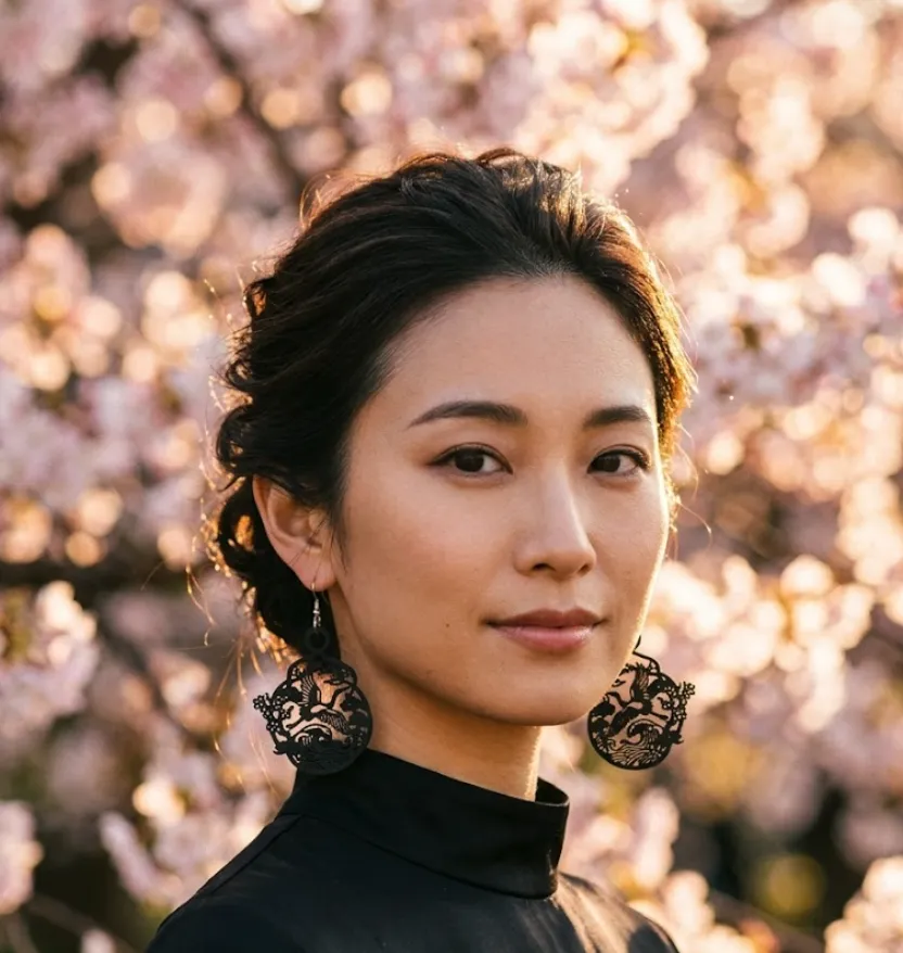 Miyabi Earrings — Quick print view 2