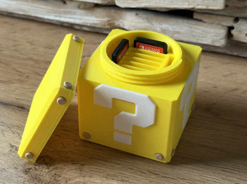 Question Block Switch Game Case (Screw Cap)