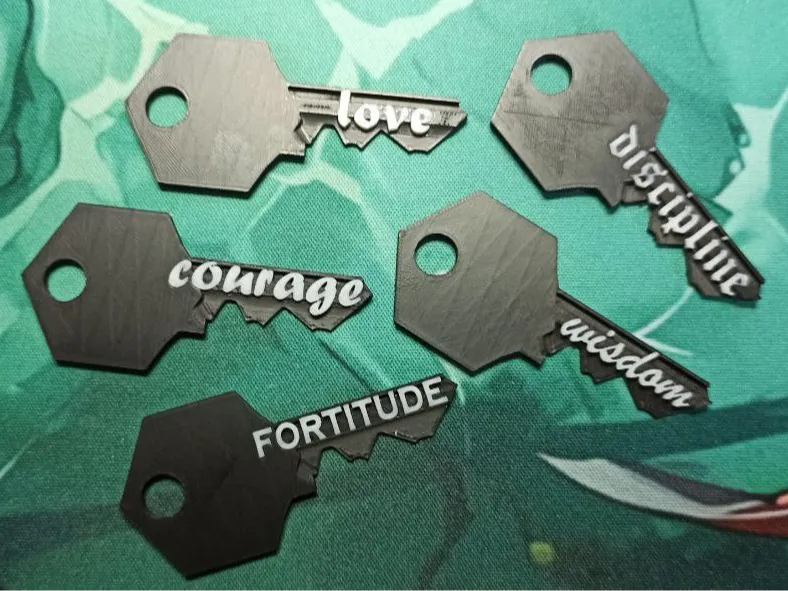 Inspirational Key – Necklace & Keychain Set