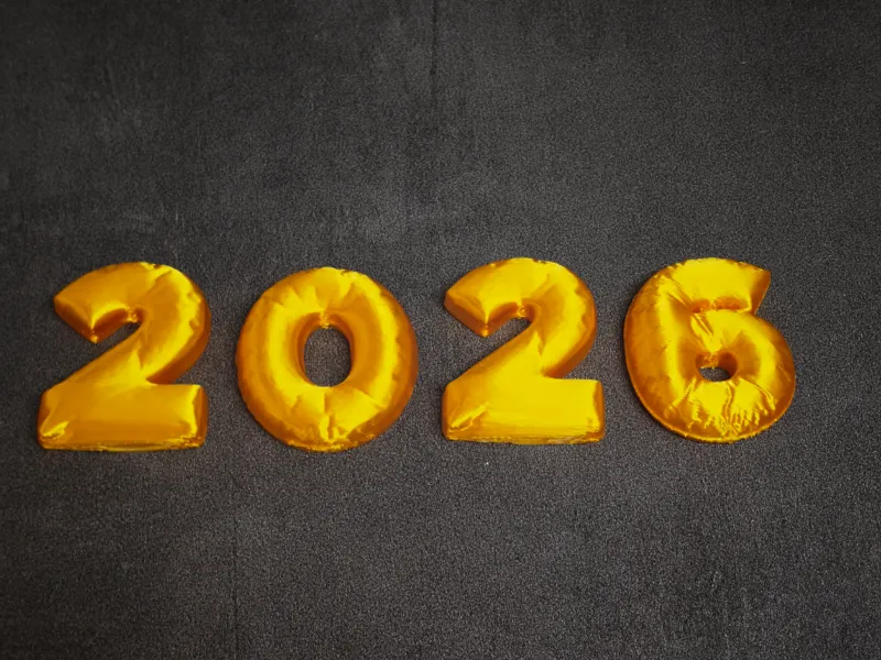 2026新年膨胀数字气球（含数字0-9|带磁吸位