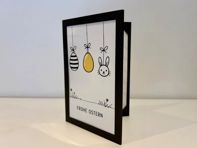 Doppelter Foto-Rahmen Aufsteller (15x10cm)
