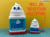 Small jar with 2 keychain options