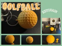 Balle de golf à visser pour porte-clés — photo 1