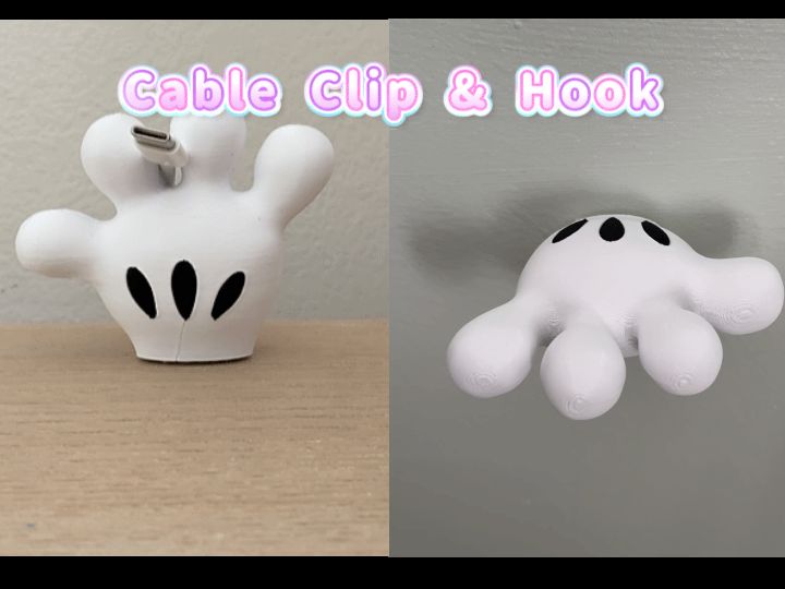 Mickey Cable Organizer and Hook