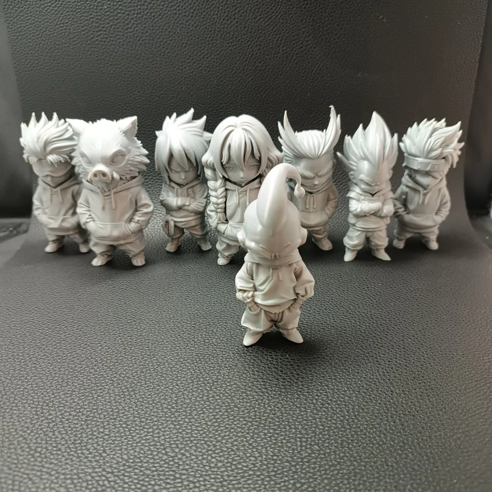 Chibi Anime Kapuzen-Serie - Majin Buu - Block König – Kostenloses 3D ...