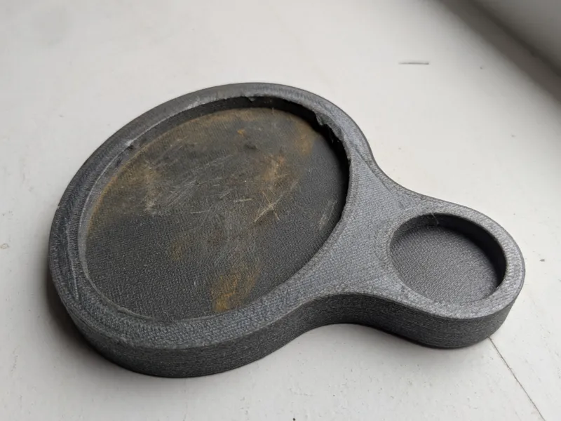 Strong motorcylce kickstand pad