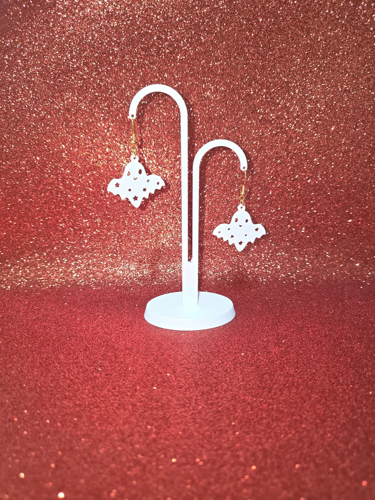 Starry Ghost earrings view 3