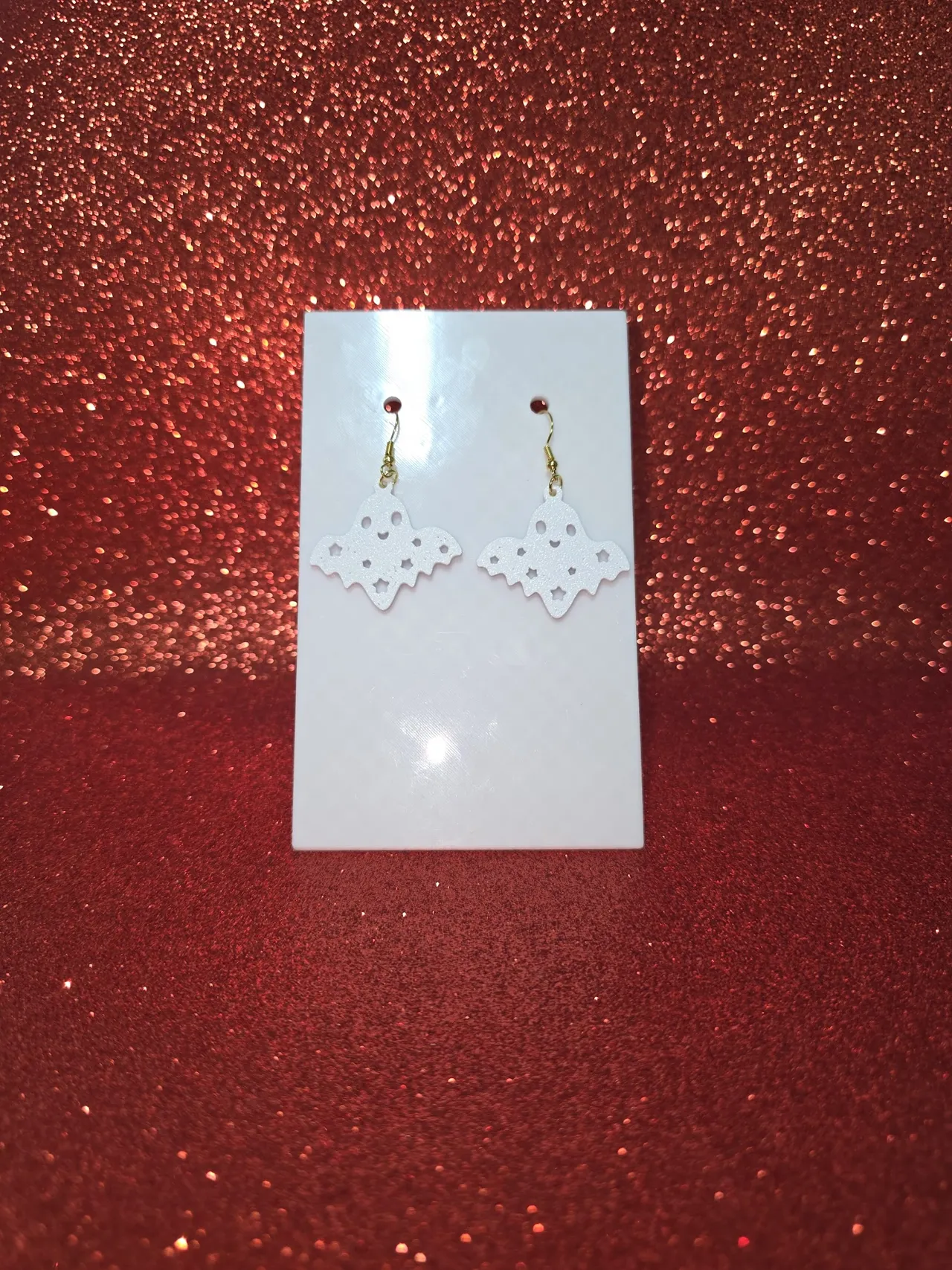 Starry Ghost earrings view 2