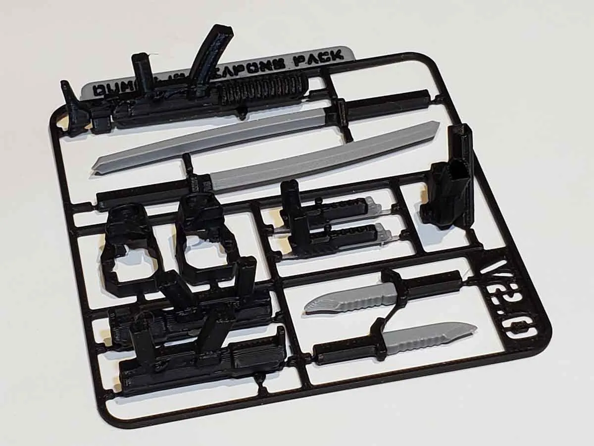 Dummy 13 Weapons Pack Version 2.0 view 2