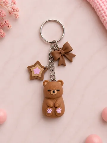 Llavero: Sleepy Bear Keyring with Charms — vista de referencia 5