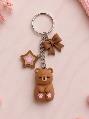 Llavero: Sleepy Bear Keyring with Charms — vista de referencia 2