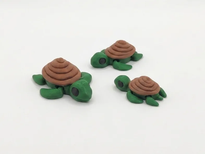 Cute Flexi Turdle + keychain