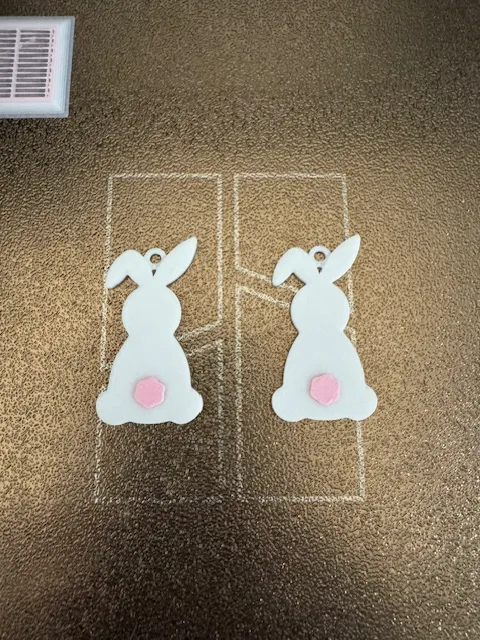 Easter Bunny Earrings view 3