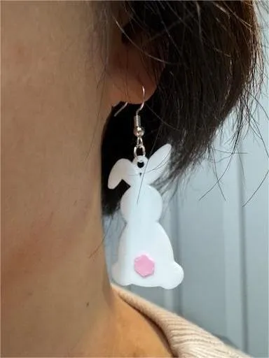 Easter Bunny Earrings view 2