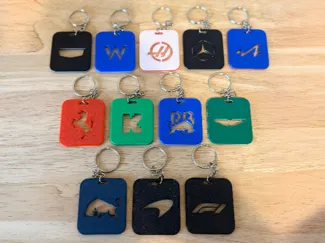 Formula 1 - Assorted Keychains