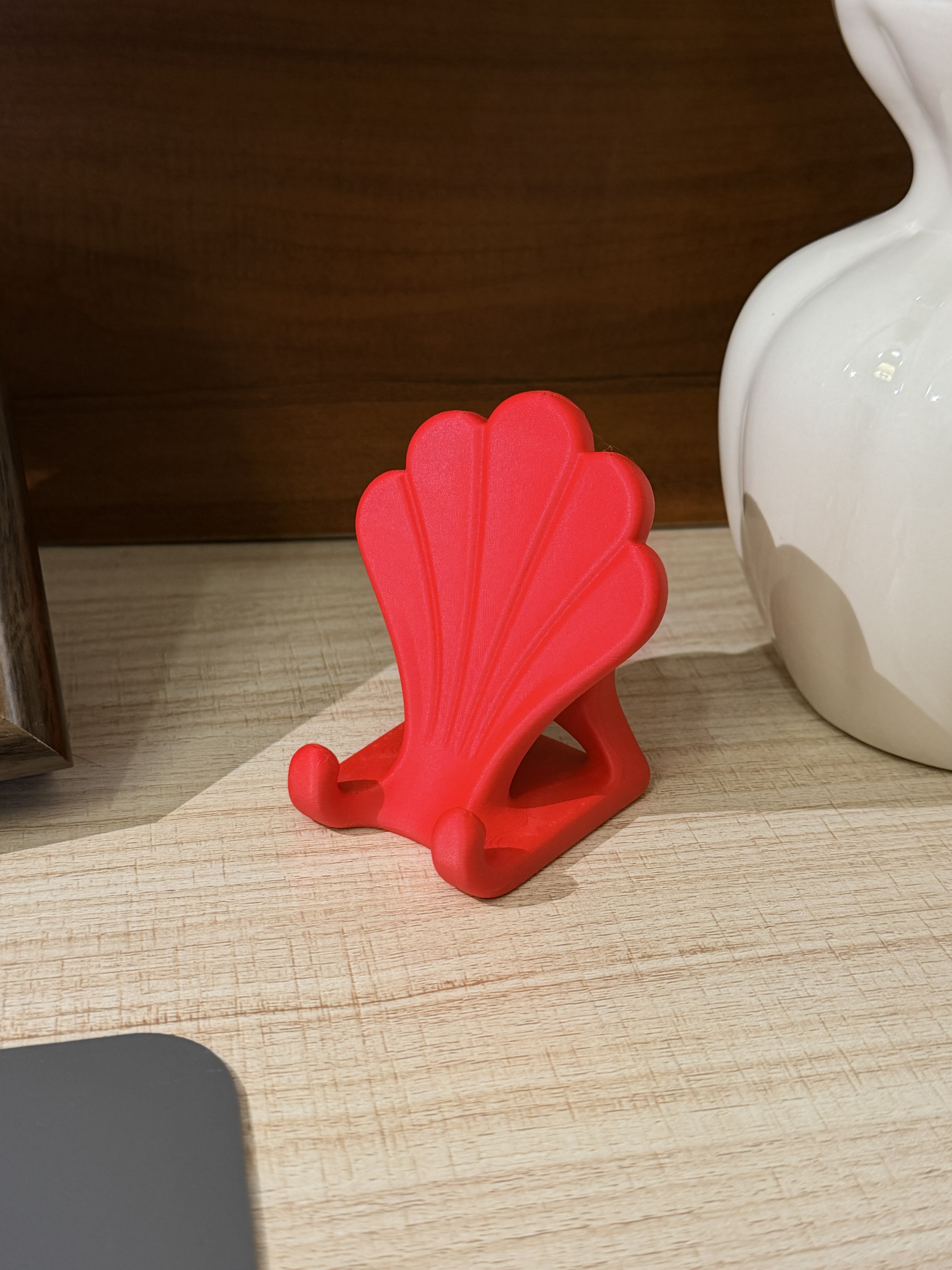 Soporte de celular concha de mar — imagen 4 de impresión 3D
