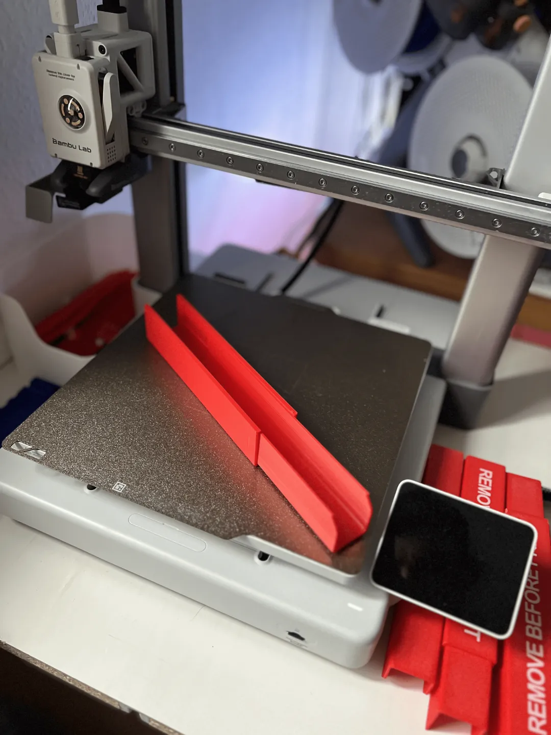 Extendable X-Axis Dust Cover for Bambu Lab A1 view 2