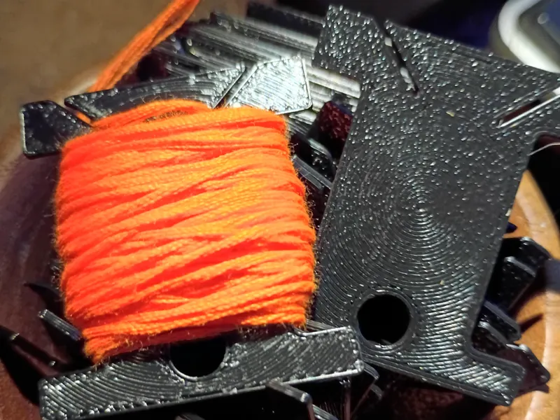 Plastic thread bobbins 